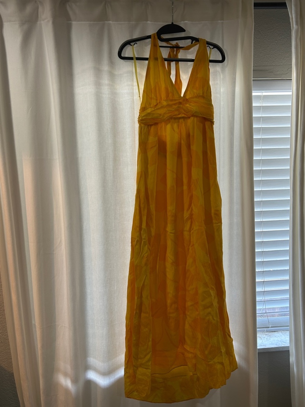Alice + Olivia 100% Silk Maxi Dress